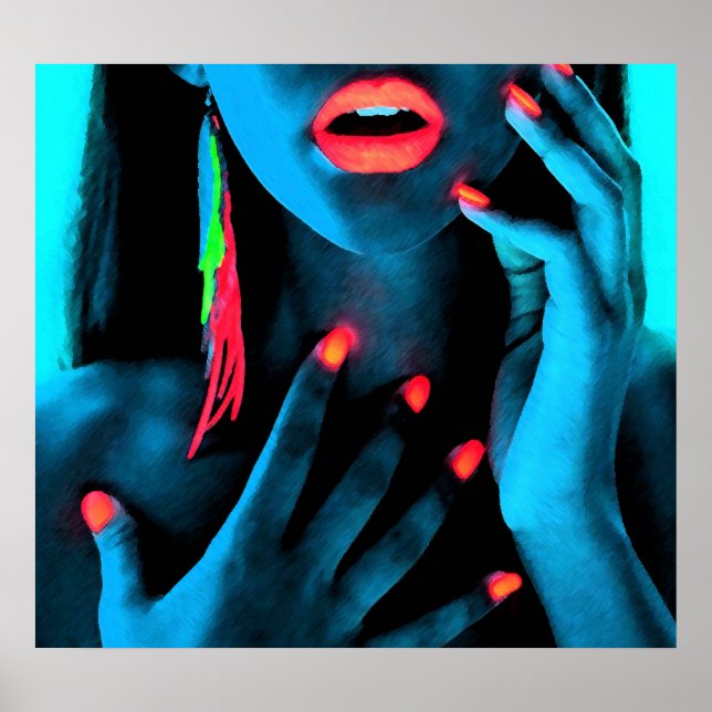 Neon art Poster (Frente)
