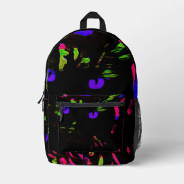 Neon Black Cat com olhos brilhantes