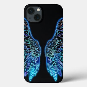 Neon Blue e Black Angel Wings