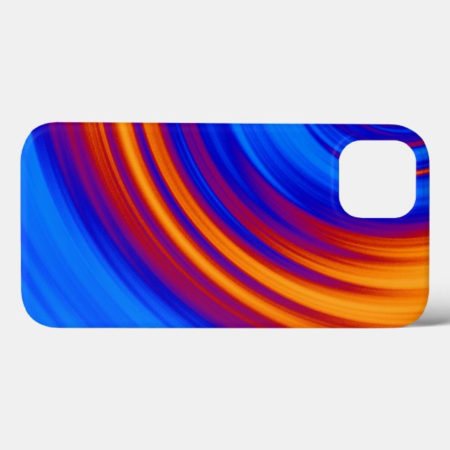 Neon Blue Orange Red Yellow (Verso (horizontal))