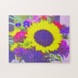 Neon Buquê Jigsera Quebra-cabeça