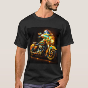 "Neon Cruiser – Camisa de Moto de Passeio no Deser