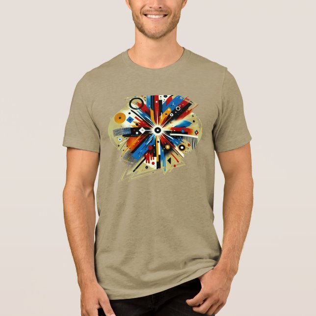 Neon Dreamscape - Digital Art T-Shirt (Frente)