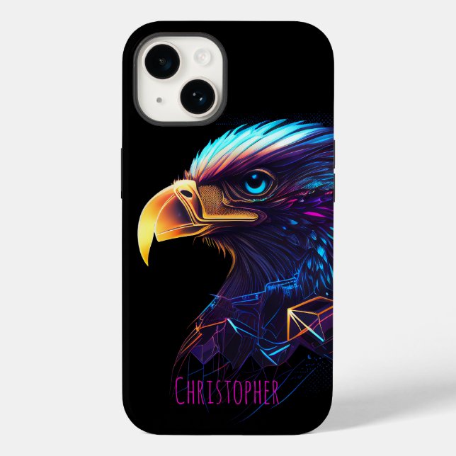 Neon Eagle Futuralista Negro (Verso)