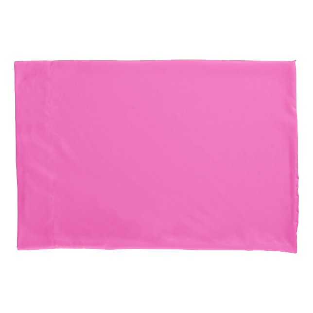 Neon Fuchsia - Solteiro Standard Pillowcase (Frente)