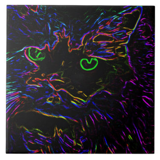 Neon Glow Cat