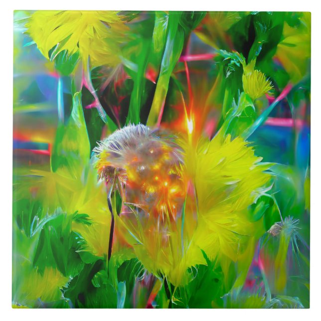 Neon Glow Dandelions no Dream Garden (Frente)