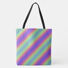 Neon Glow Rainbow Stripe Bolsa