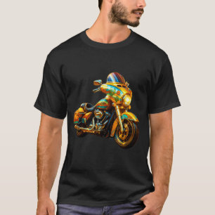 Neon Gold Cruiser – Camisa de Moto de Turismo Elét
