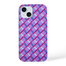Neon Gradient Plaid Phone Case