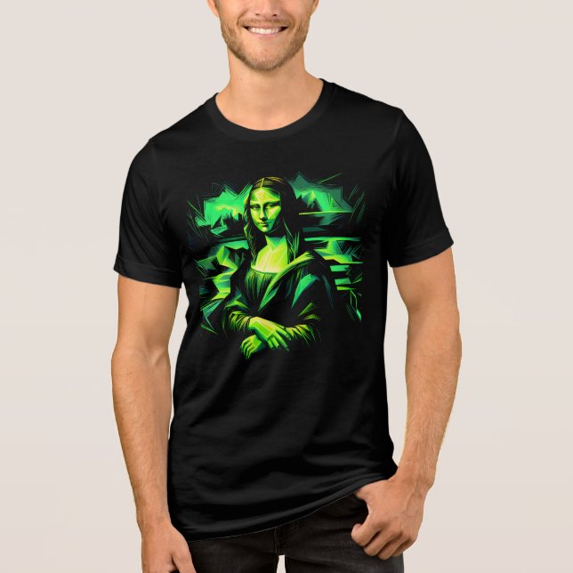 Neon Green Color Mona Lisa (Frente)