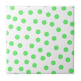 Neon Green Polkadot Patterno