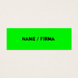 Néon - mini cartão de presentação
