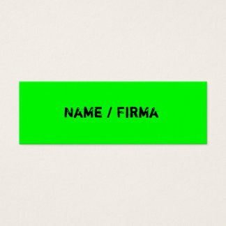 Néon - mini cartão de presentação