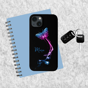 Neon Pink e Blue Butterfly