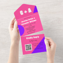 Neon Pink Retro-Modern Bold Elegante