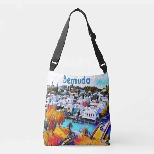 Neon Pop Art 4544 Bermuda tote bag (Frente)