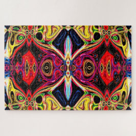 Neon Psychedelic Jigsera Quebra-cabeça 2