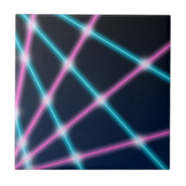 Néon retro do fundo legal da mostra do laser 80s