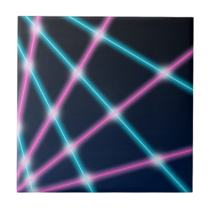 Néon retro do fundo legal da mostra do laser 80s