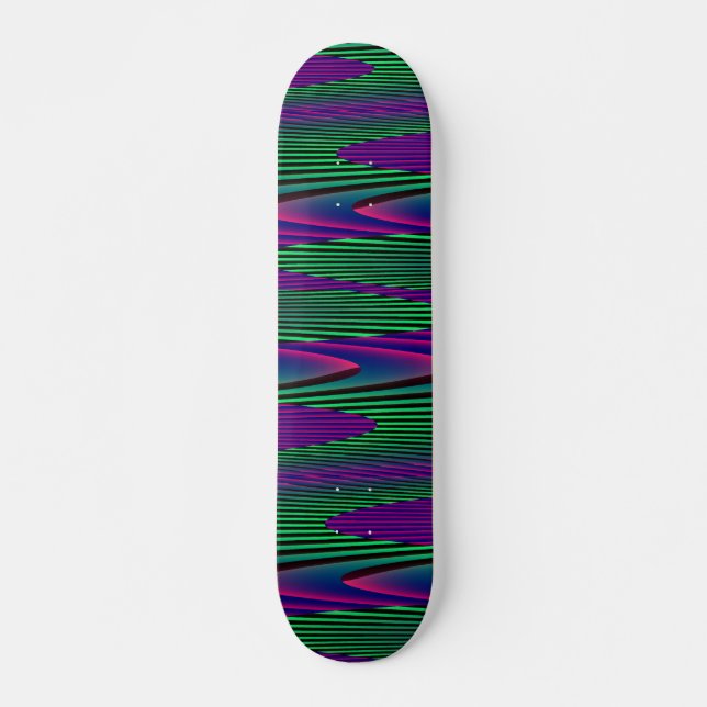 Neon Seas Skateboard (Frente)