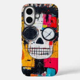 Neon Skull Rapper Capa de telefone