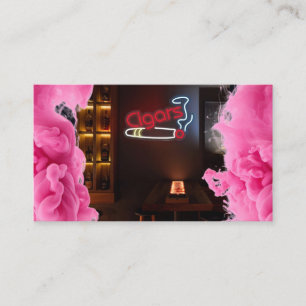 Neon Smoke Compra Cartão de visita