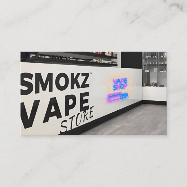Neon Smoke Compra Cartão de visita (Frente)
