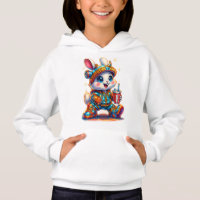 Neon Soda Bunny – Roupas de Rua Y2K Fofas para Cri