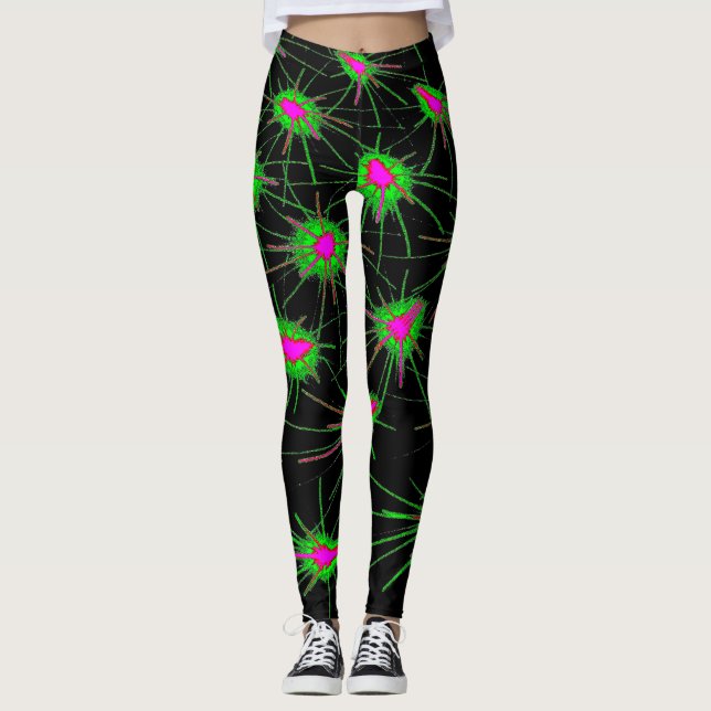 Neon Splash Leggings (Frente)