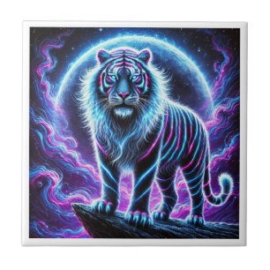 Neon Tiger Glosing Cerâmica Azulejo.