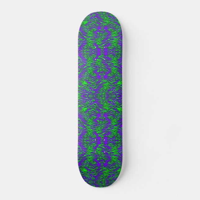 Neon Tiger Skateboard (Frente)