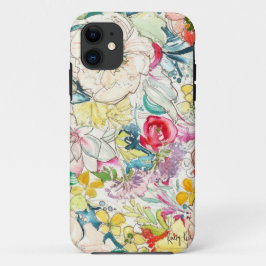 Neon Watercolor capas de iphone
