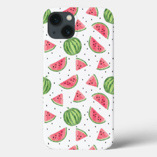 Neon Watercolor Melons Padrão
