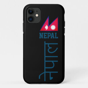 Nepal (escrito em Sanskrit) capas de iphone de Cas