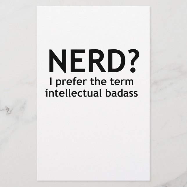 Nerd? Engraçado, design nerd (Frente)