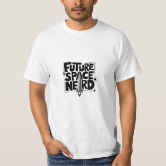 Nerd espacial futuro - design de camiseta