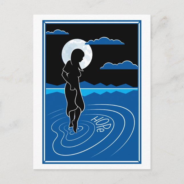 Nessa Reflexão Profunda - Cartão Postal (Frente)