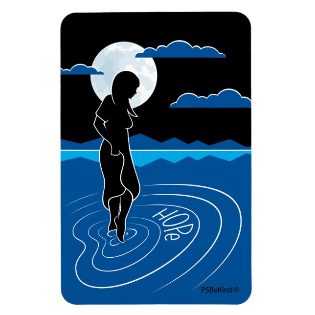 Nessa Reflexão Profunda, o ímã flexível 4"x6" (Vertical)