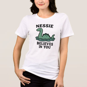 Nessie do Lago Ness Fofo Acredita em Você