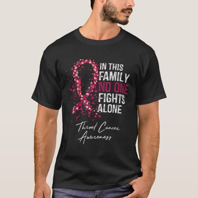 Nesta Família Luta Sozinha Por Camisa Cancer (Frente)