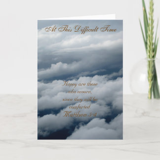 Neste cartão difícil do tempo