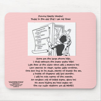 Nester vazio orgulhoso Mousepad