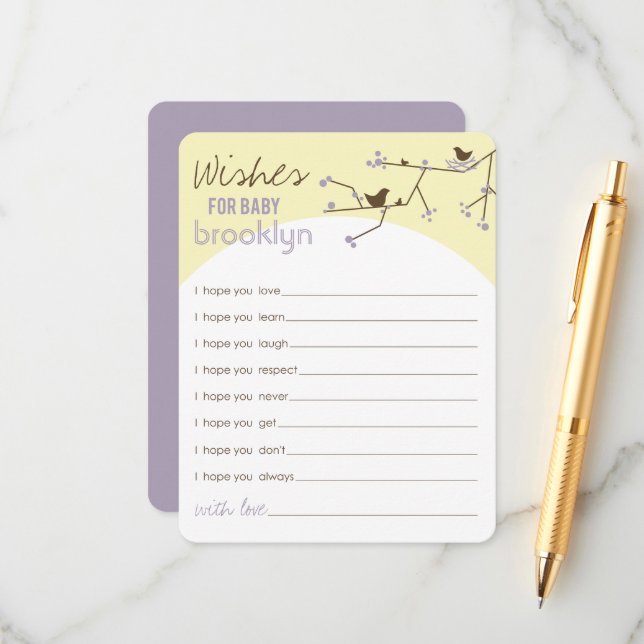 Nesting Bird Family Deseja Um Cartão De Jogo De Be (Frente/Verso In Situ)