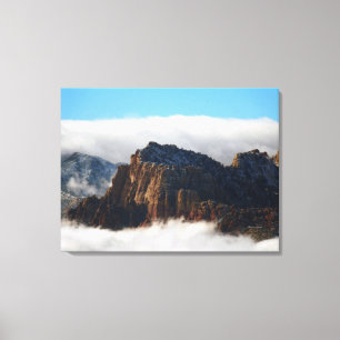 Nestled nas nuvens imprima nas canvas 33" x 19" x
