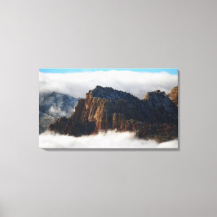 Nestled nas nuvens imprima nas canvas 33" x 19" x