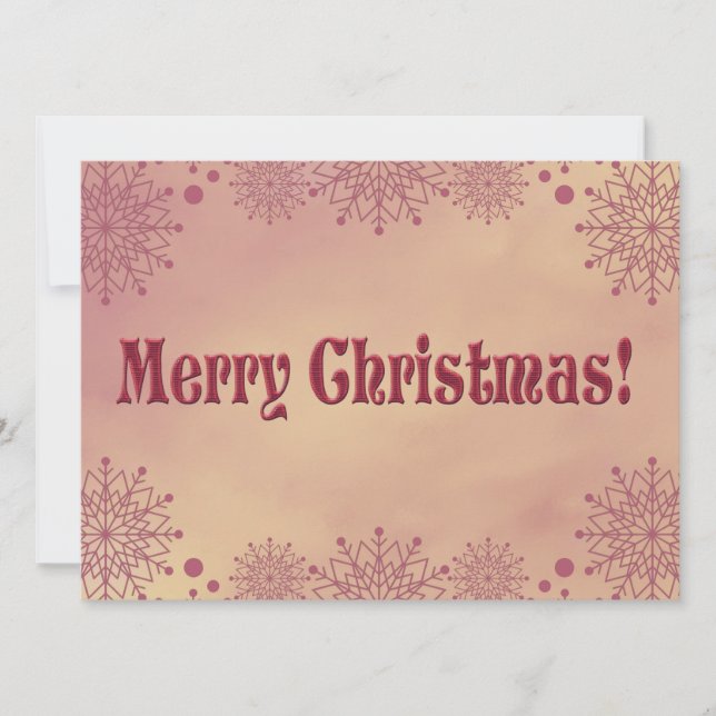 Neta, como um floco de neve... Natal (Frente)