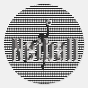 Netball O Jogo, Adesivos Redondos