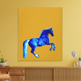 Neto do Godolphin Arabian Blu Canvas Print