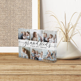 Netos tornam a vida grandiosa | Colagem do bloco f